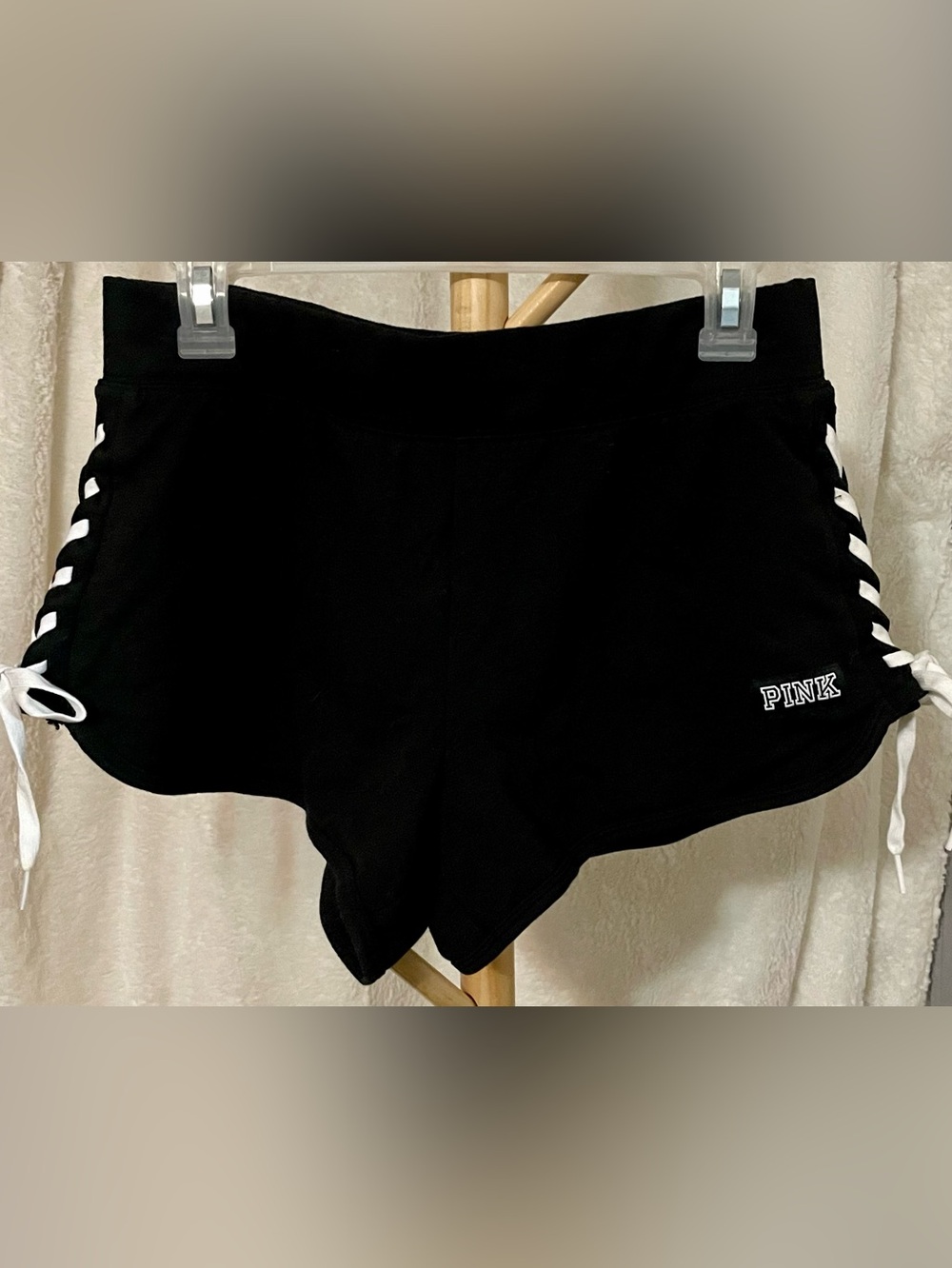 PINK Victoria's Secret Black Athletic Shorts